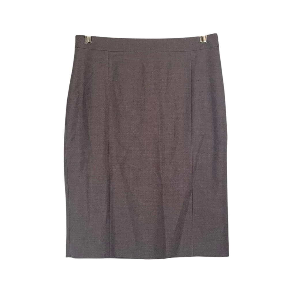 Ann Taylor Charcoal The Pencil Skirt In Bi Stretch - Picture 3 of 6